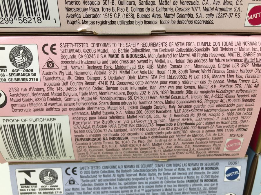 Barbie Collector Editition Dolls Of The World 2002 2003 [Photo 31]