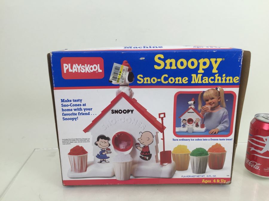 Playskool Snoopy Sno-Cone Machine In Box Vintage 1989 [Photo 6]