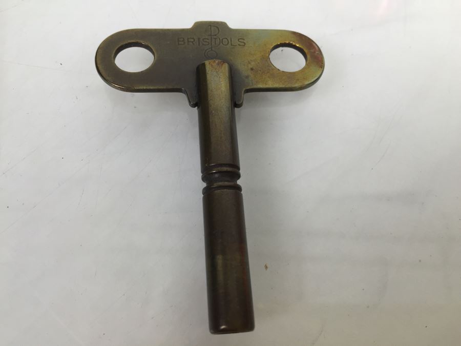 Vintage Seth Thomas Drop Octagon School House Wall Clock With Key [Photo 21]