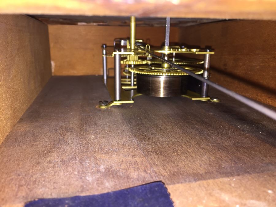 Vintage Seth Thomas Drop Octagon School House Wall Clock With Key [Photo 19]