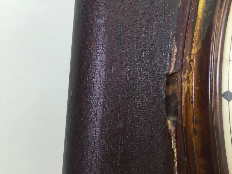 Vintage Seth Thomas Drop Octagon School House Wall Clock With Key [Photo 10]