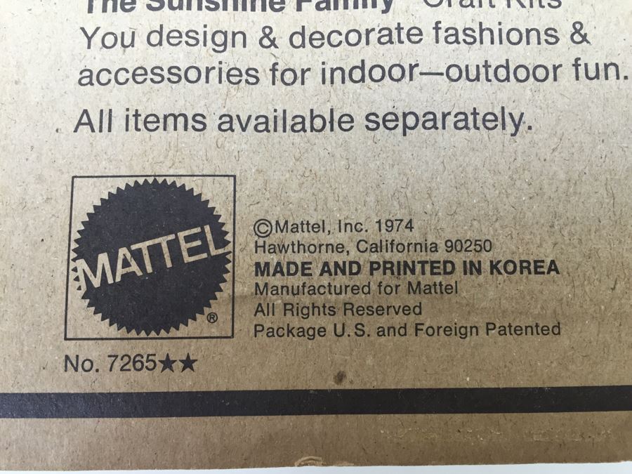 Huge Collection Of The Sunshine Family Clothes Dress-Up Kits On Original Card With Little Sweets Dolls Vintage 1974 1975 [Photo 12]