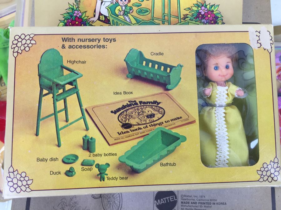 Huge Collection Of The Sunshine Family Clothes Dress-Up Kits On Original Card With Little Sweets Dolls Vintage 1974 1975 [Photo 32]