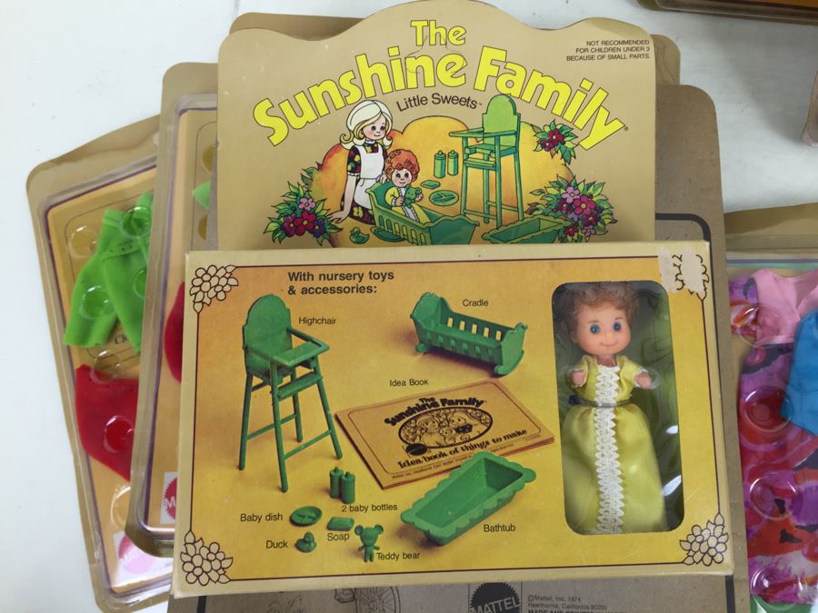 Huge Collection Of The Sunshine Family Clothes Dress-Up Kits On Original Card With Little Sweets Dolls Vintage 1974 1975 [Photo 31]