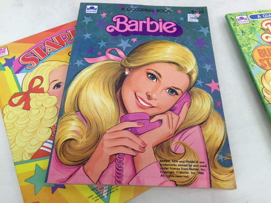 Huge Collection Of Barbie Items Including Sticker Fun Books, Coloring Books, Super Stickers And 30th Anniversay Barbie Magazine And Clothes [Photo 28]