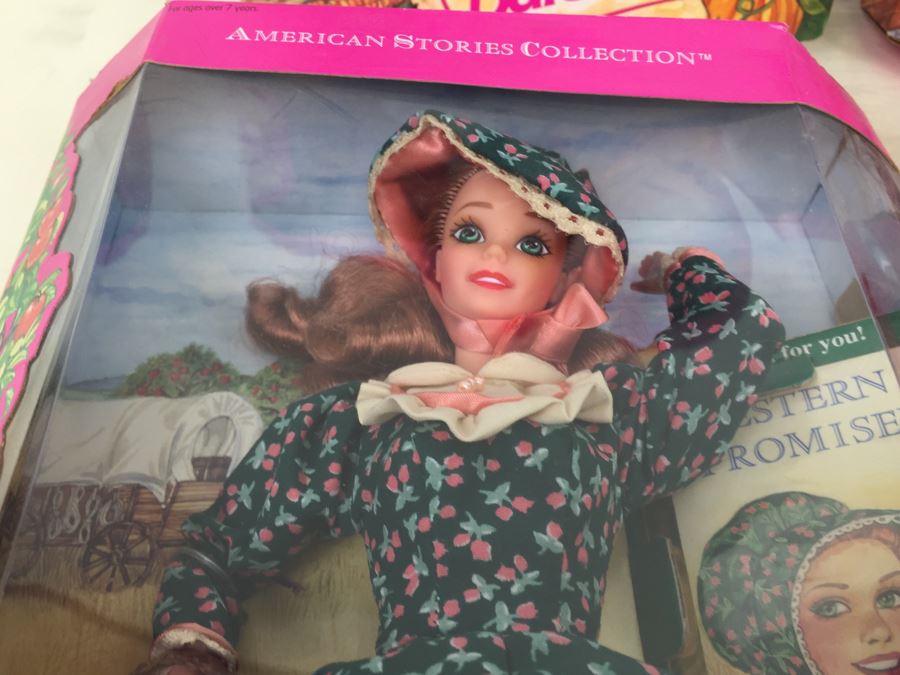 (4) Collection Of Barbie Dolls Mattel New In Box [Photo 13]