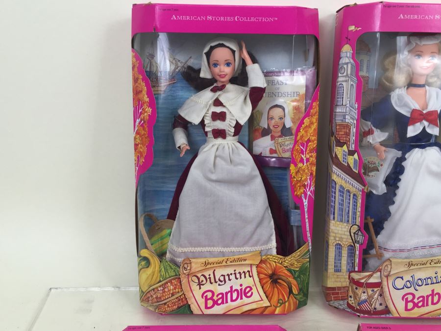 (4) Collection Of Barbie Dolls Mattel New In Box [Photo 2]