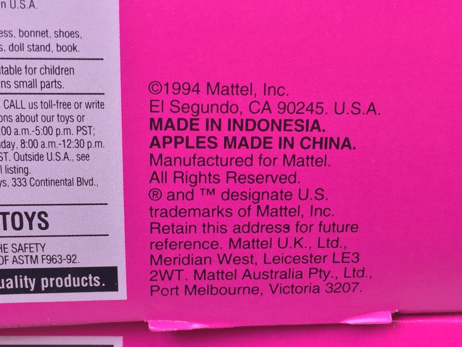 (4) Collection Of Barbie Dolls Mattel New In Box [Photo 23]