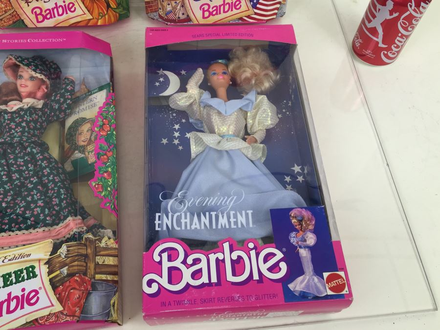 (4) Collection Of Barbie Dolls Mattel New In Box [Photo 3]