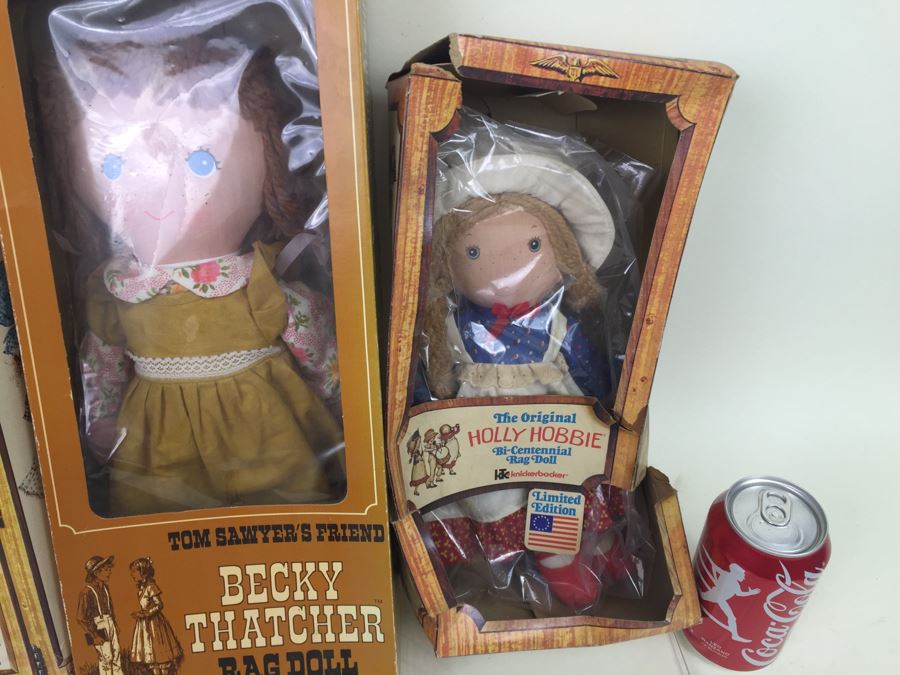 Collection Of Holly Hobbie Rag Dolls And Becky Thatcher Rag Doll Knickerbocker [Photo 9]