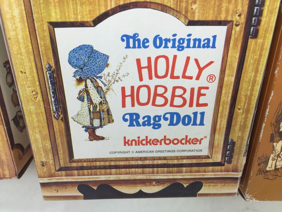 Collection Of Holly Hobbie Rag Dolls And Becky Thatcher Rag Doll Knickerbocker [Photo 2]