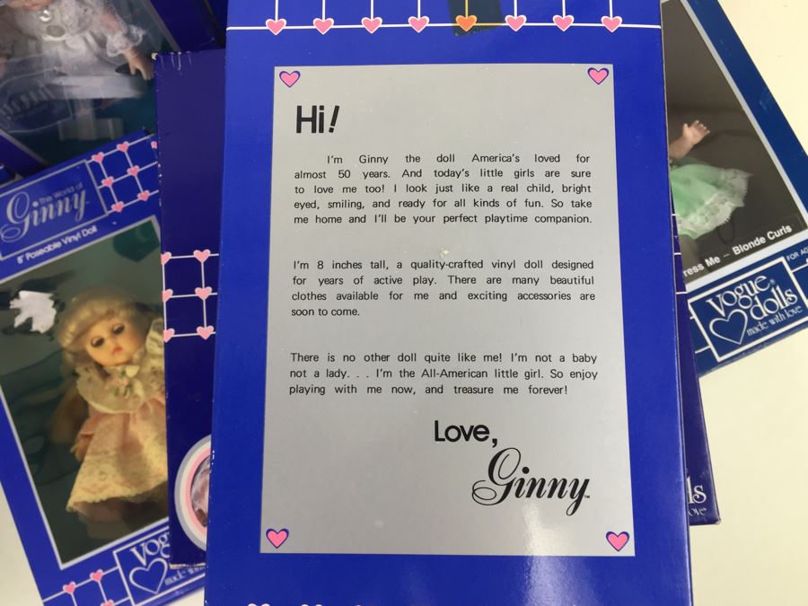 Collection Of Ginny Vogue Dolls New In Box 1984 1986 [Photo 37]