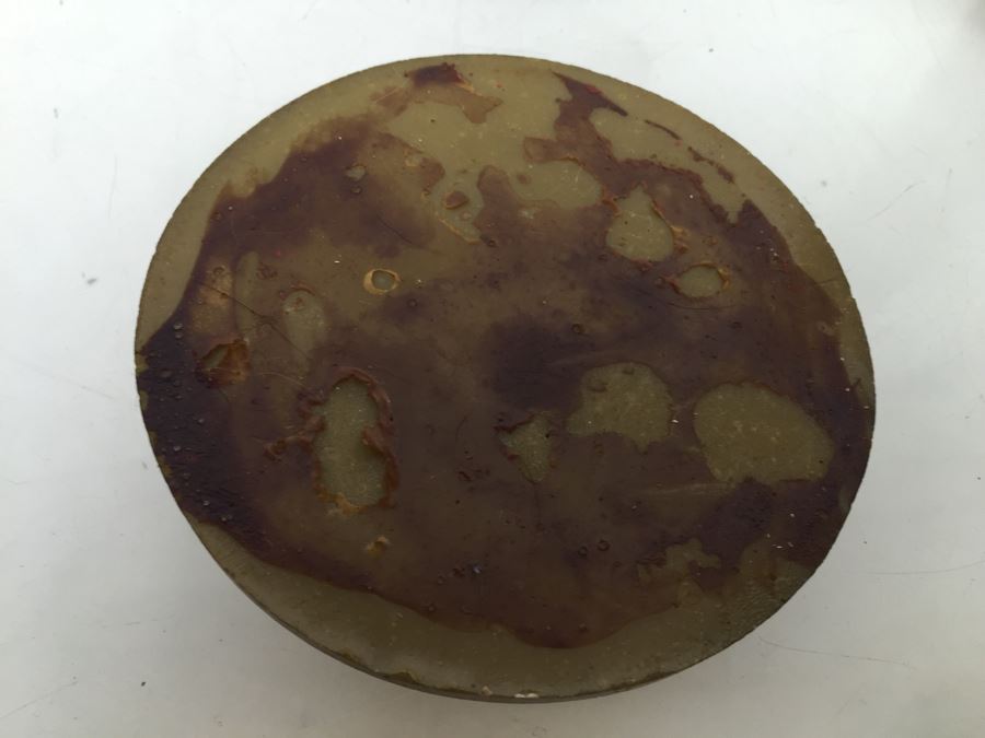 Keepsake Box Drawer Lot USN Navy Wall Plaques, Tins, Metal Playing Card Case, Flask [Photo 8]