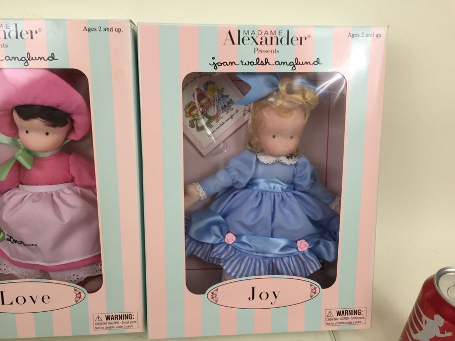 Madame Alexander Presents Joan Walsh Anglund Dolls Friend, Love And Joy New In Box With Books 2001 [Photo 8]