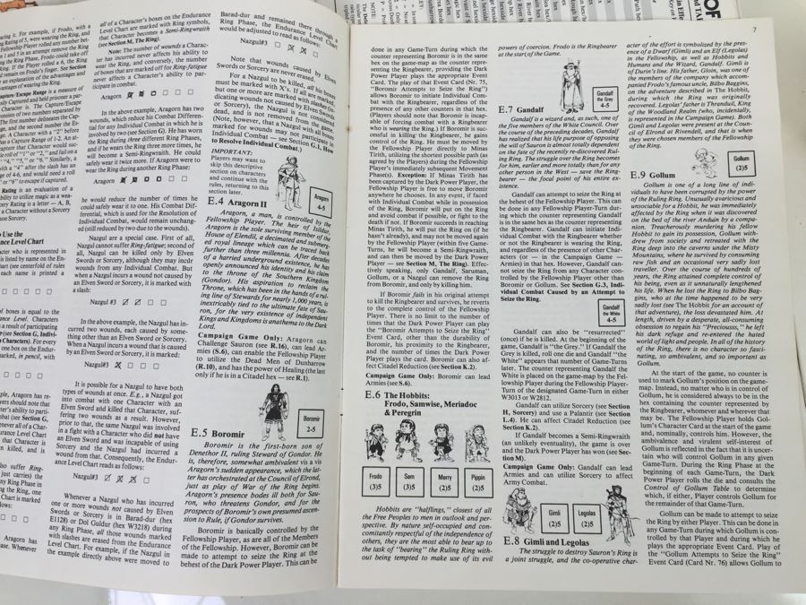 SPI War Of The Ring Game Based On J.R.R. Tolkien's The Lord Of The Rings Vintage 1977 [Photo 18]