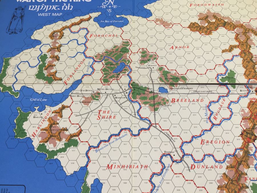 SPI War Of The Ring Game Based On J.R.R. Tolkien's The Lord Of The Rings Vintage 1977 [Photo 26]