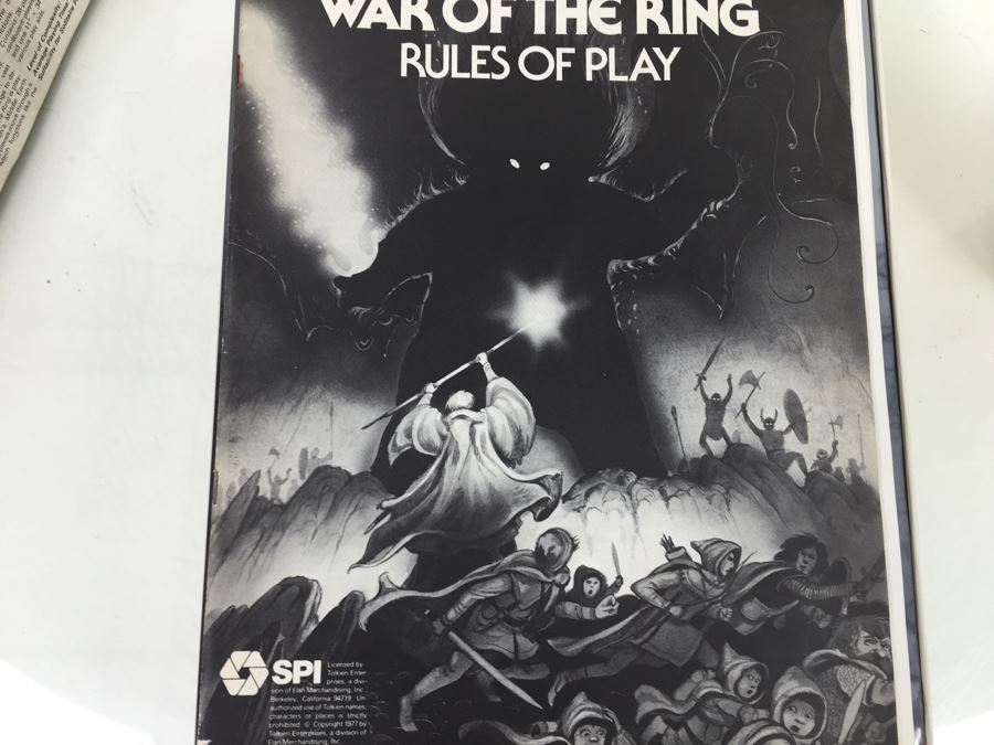 SPI War Of The Ring Game Based On J.R.R. Tolkien's The Lord Of The Rings Vintage 1977 [Photo 17]