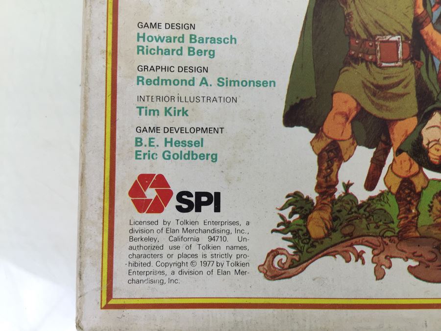 SPI War Of The Ring Game Based On J.R.R. Tolkien's The Lord Of The Rings Vintage 1977 [Photo 9]