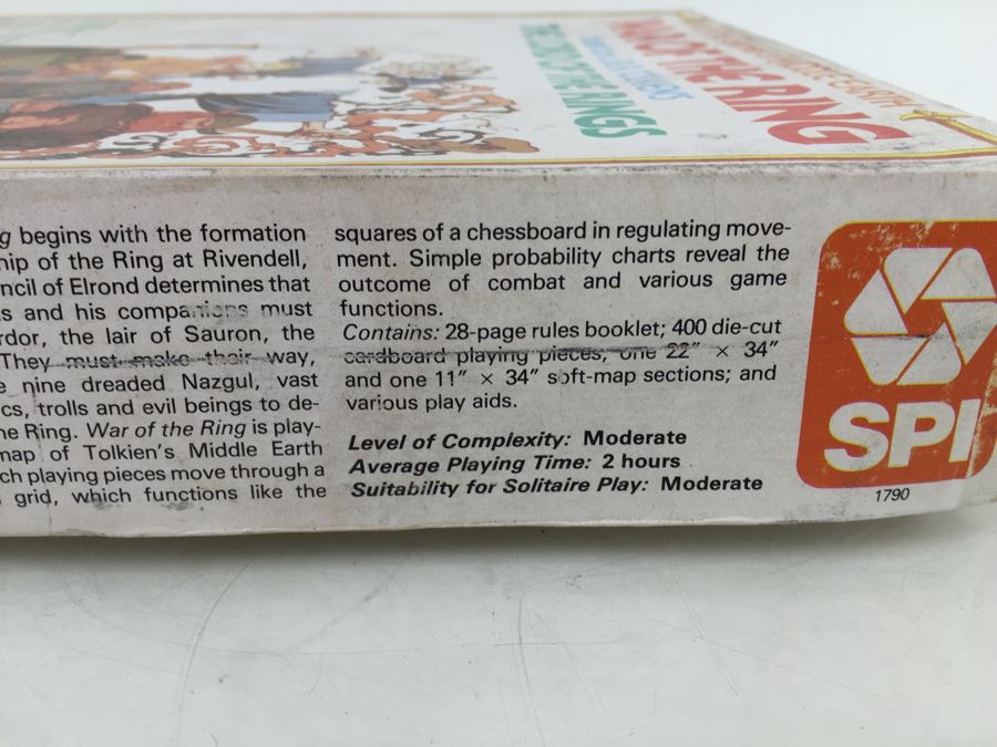 SPI War Of The Ring Game Based On J.R.R. Tolkien's The Lord Of The Rings Vintage 1977 [Photo 14]