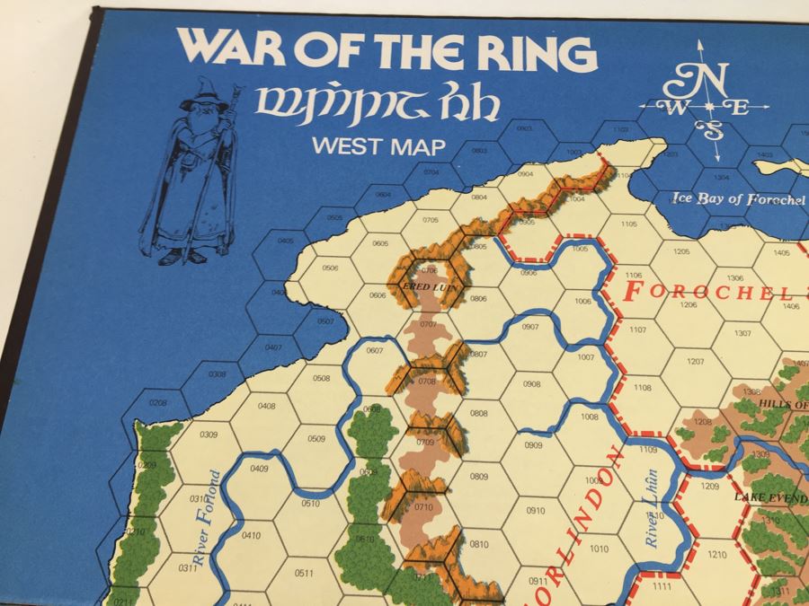 SPI War Of The Ring Game Based On J.R.R. Tolkien's The Lord Of The Rings Vintage 1977 [Photo 25]
