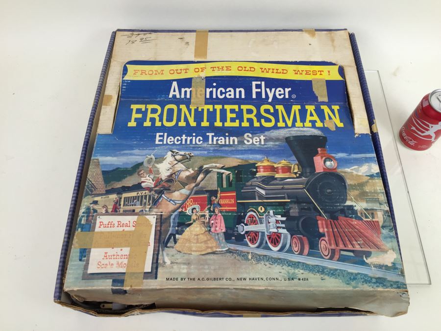 American Flyer Frontiersman Electric Train Set A.C. Gilbert Co. Civil War Train Set