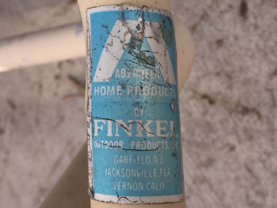 Pair Of Modern Finkel Aluminum Patio Furniture Straps Chaise Lounge Chairs [Photo 3]