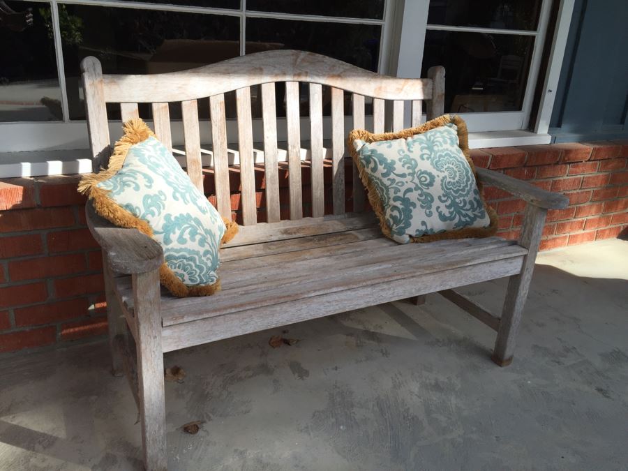 Smith & Hawken Teak Outdoor Bench