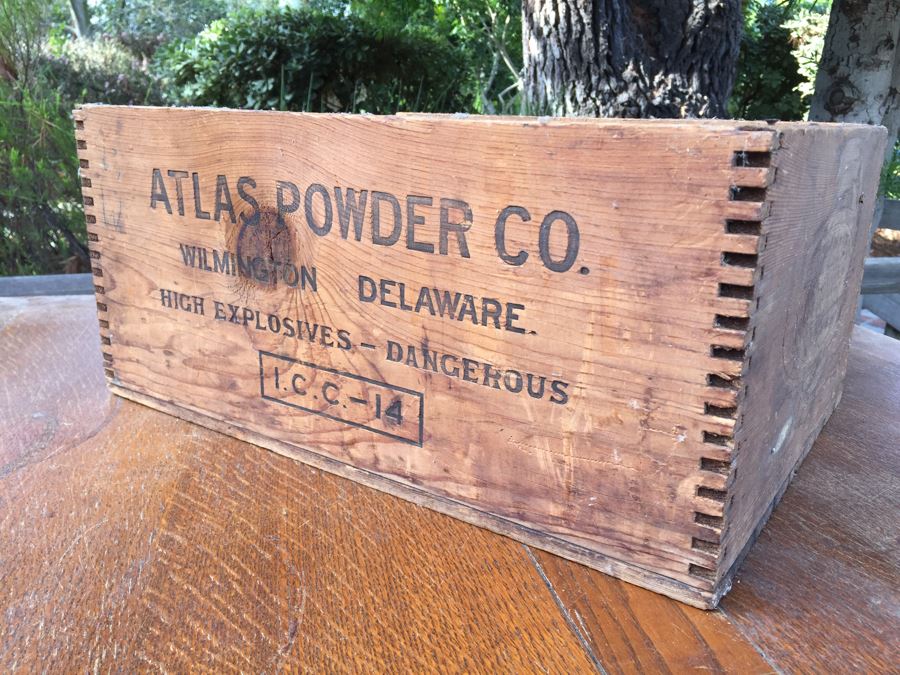 Vintage Atlas Powder Co High Explosives Dangerous Box [Photo 6]