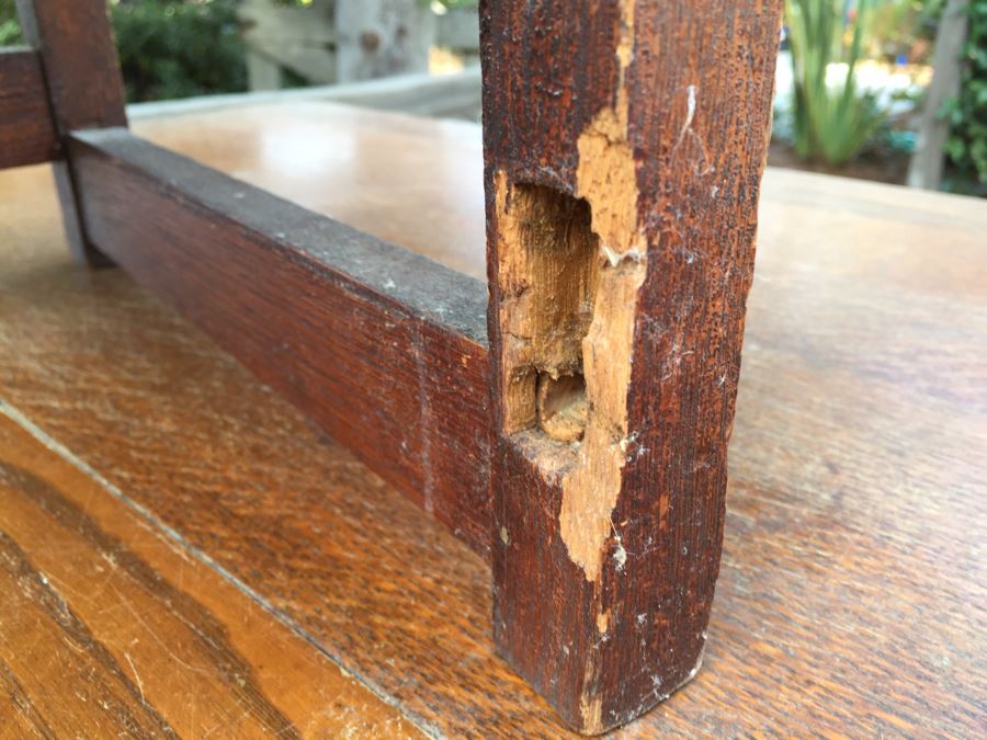 Old Oak Mission Style Child's Chair [Photo 8]