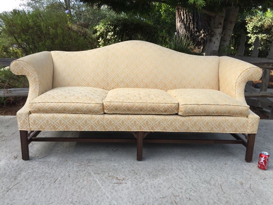 Elegant Ethan Allen Upholstered Sofa