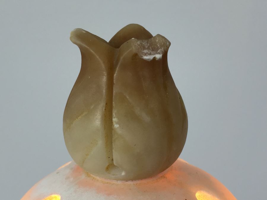 Stunning Alabaster Urn Lamp [Photo 8]