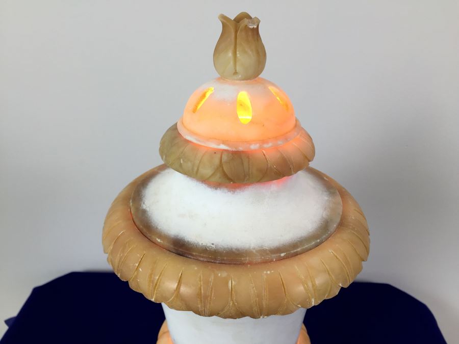 Stunning Alabaster Urn Lamp [Photo 5]