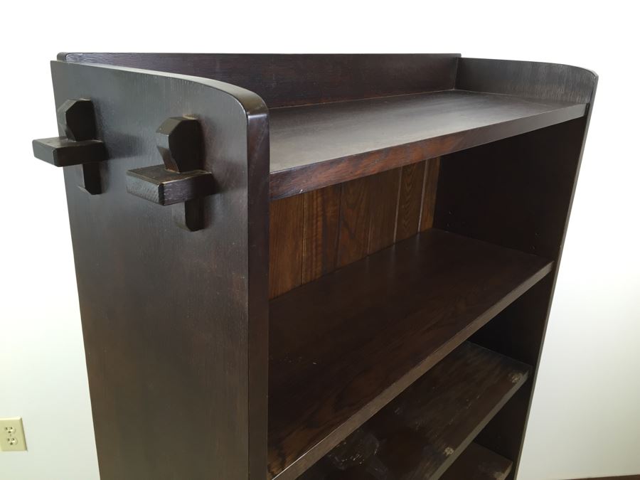 Stickley Furniture Solid Bookcase Book Shelf 1994 #34 [Photo 7]