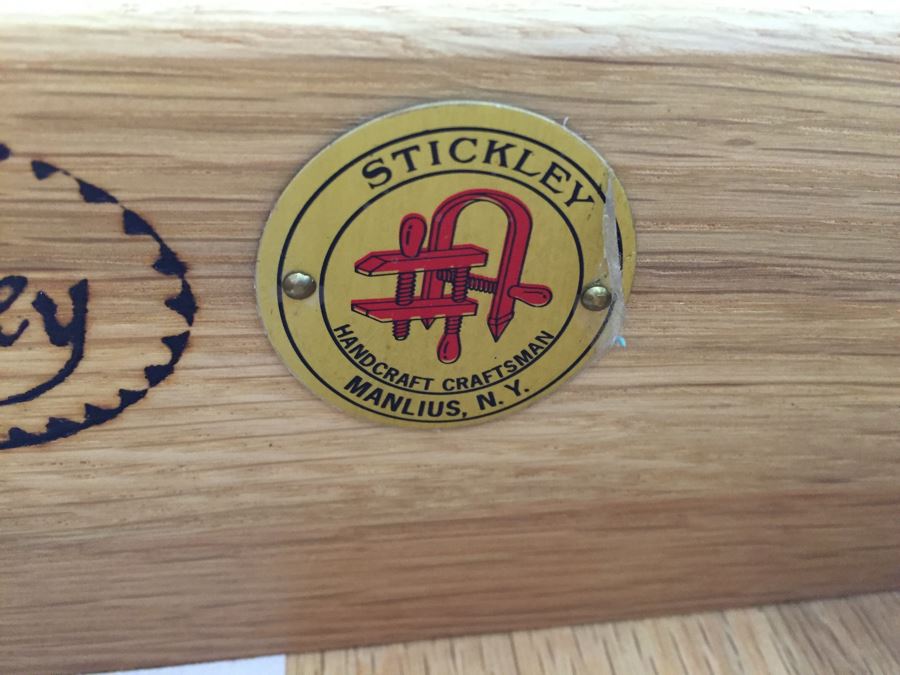 Mission Stickley Oak 8 Drawer Tall Chest Of Drawers Dresser Estimate $4,000 [Photo 12]