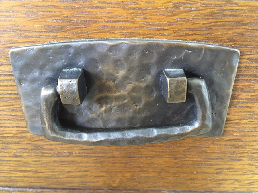 Mission Stickley Oak 8 Drawer Tall Chest Of Drawers Dresser Estimate $4,000 [Photo 9]