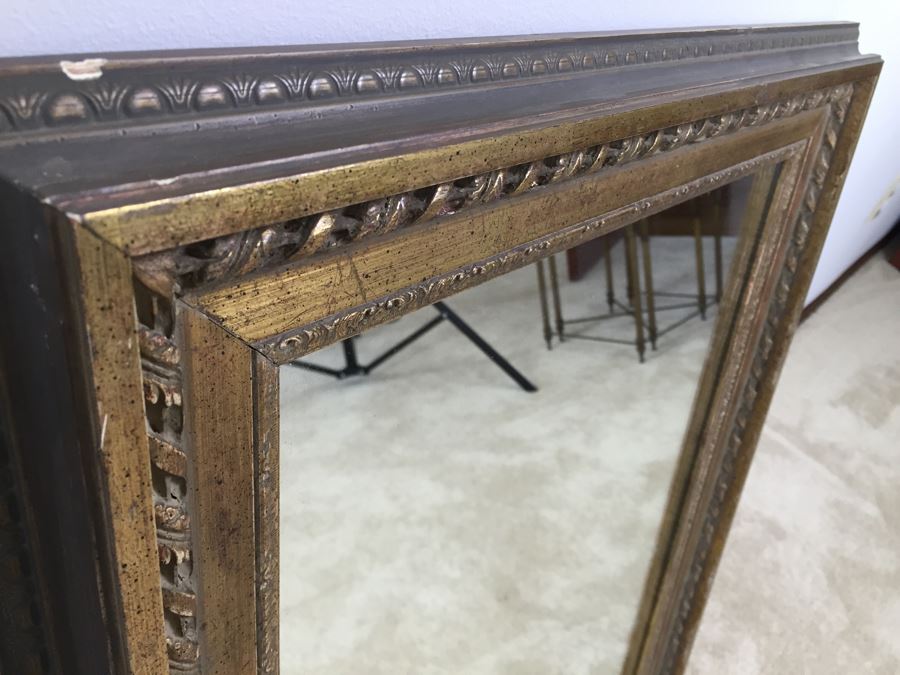 Vintage Gilt Wood Wall Mirror [Photo 4]