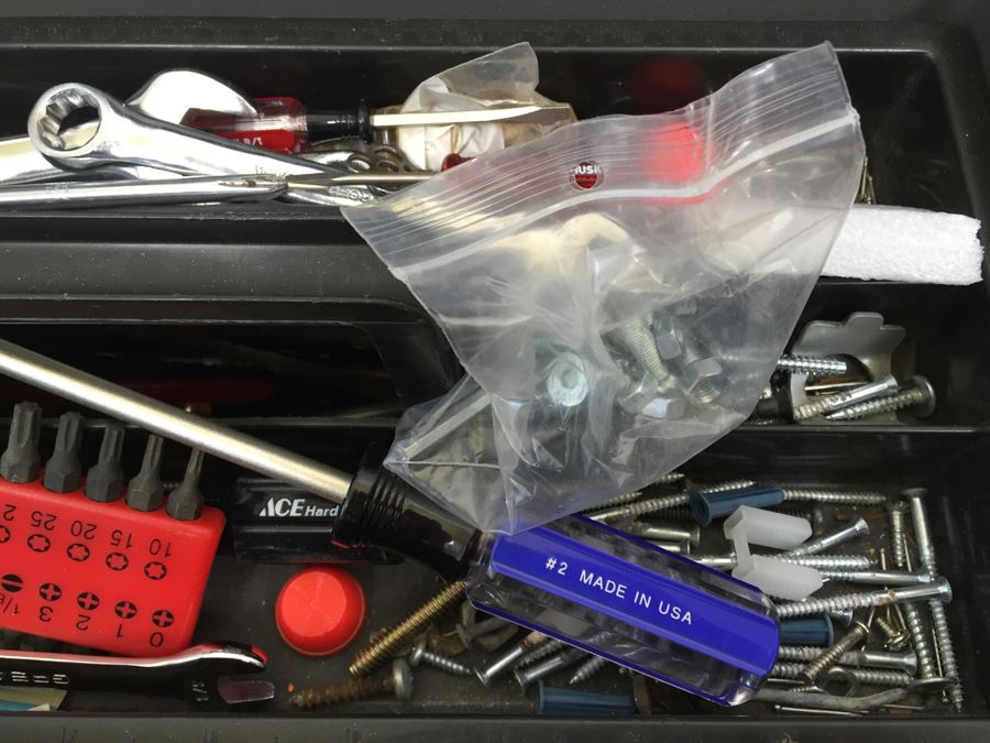 Toolbox Filled With Tools And SKIL 3/8' Electric Drill [Photo 7]