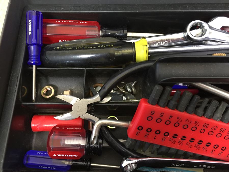 Toolbox Filled With Tools And SKIL 3/8' Electric Drill [Photo 6]