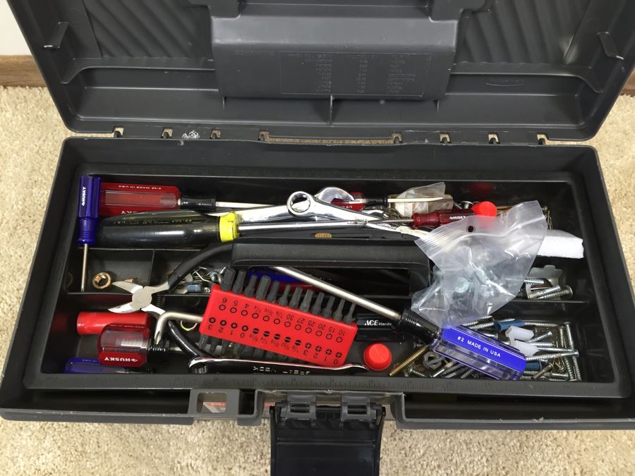 Toolbox Filled With Tools And SKIL 3/8' Electric Drill [Photo 5]