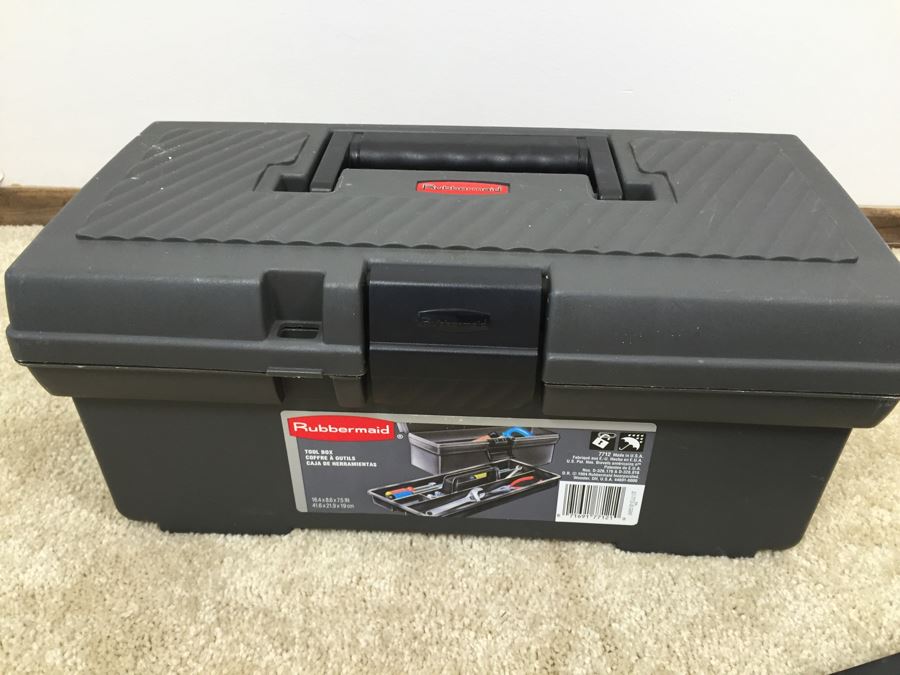 Toolbox Filled With Tools And SKIL 3/8' Electric Drill [Photo 4]