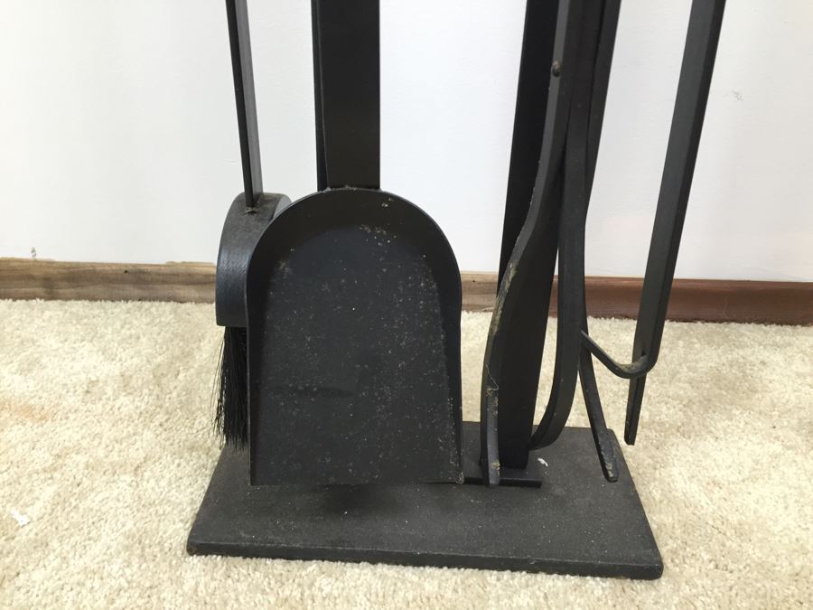 Arts And Crafts Style Fireplace Tool Set [Photo 2]