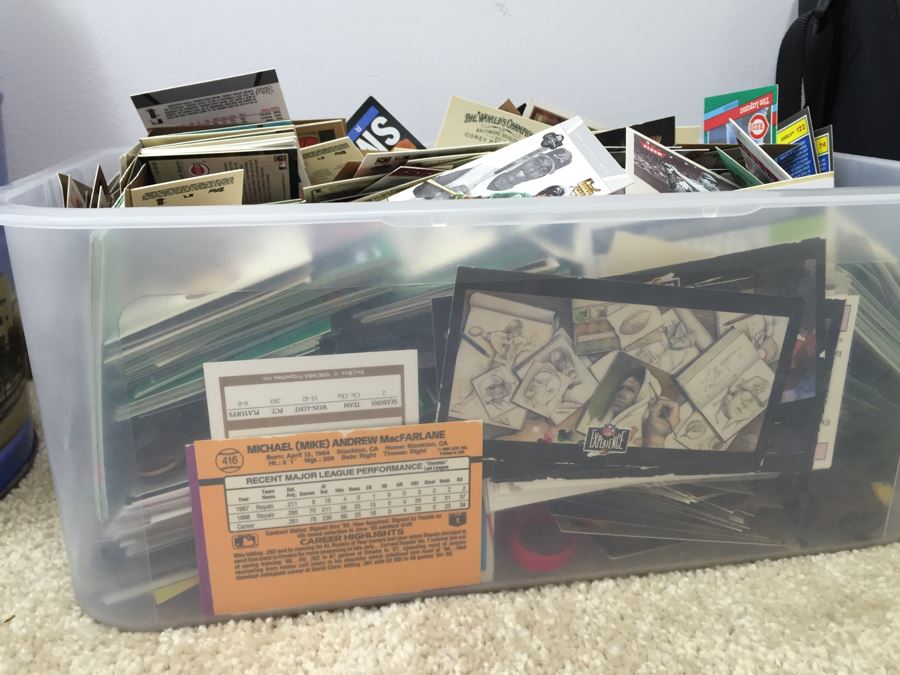 Lot Of Various Cards Mostly Baseball Cards With Several Baseball Books And Ultra Pro Carrying Case [Photo 9]