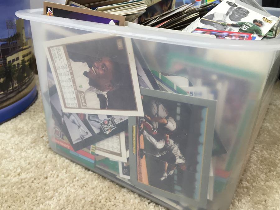 Lot Of Various Cards Mostly Baseball Cards With Several Baseball Books And Ultra Pro Carrying Case [Photo 10]