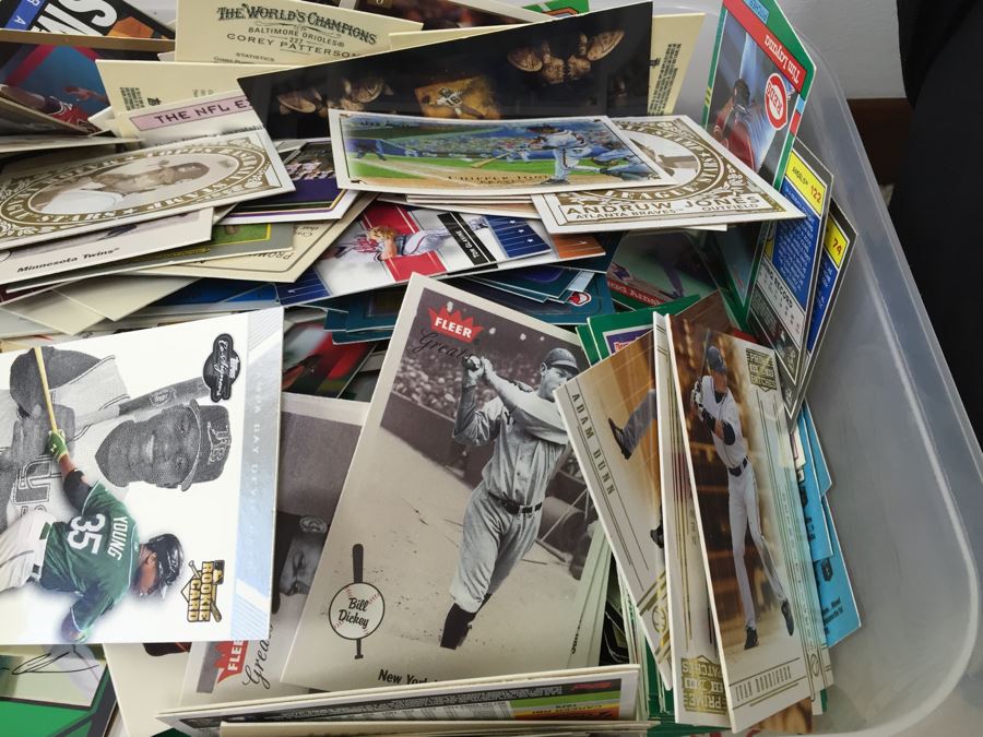 Lot Of Various Cards Mostly Baseball Cards With Several Baseball Books And Ultra Pro Carrying Case [Photo 6]