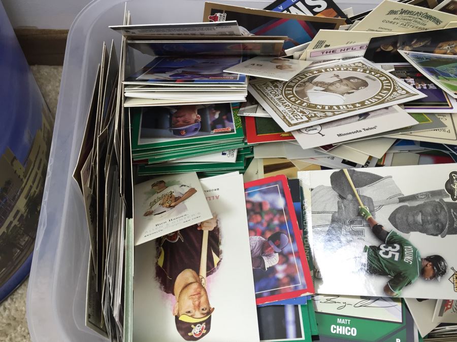 Lot Of Various Cards Mostly Baseball Cards With Several Baseball Books And Ultra Pro Carrying Case [Photo 4]