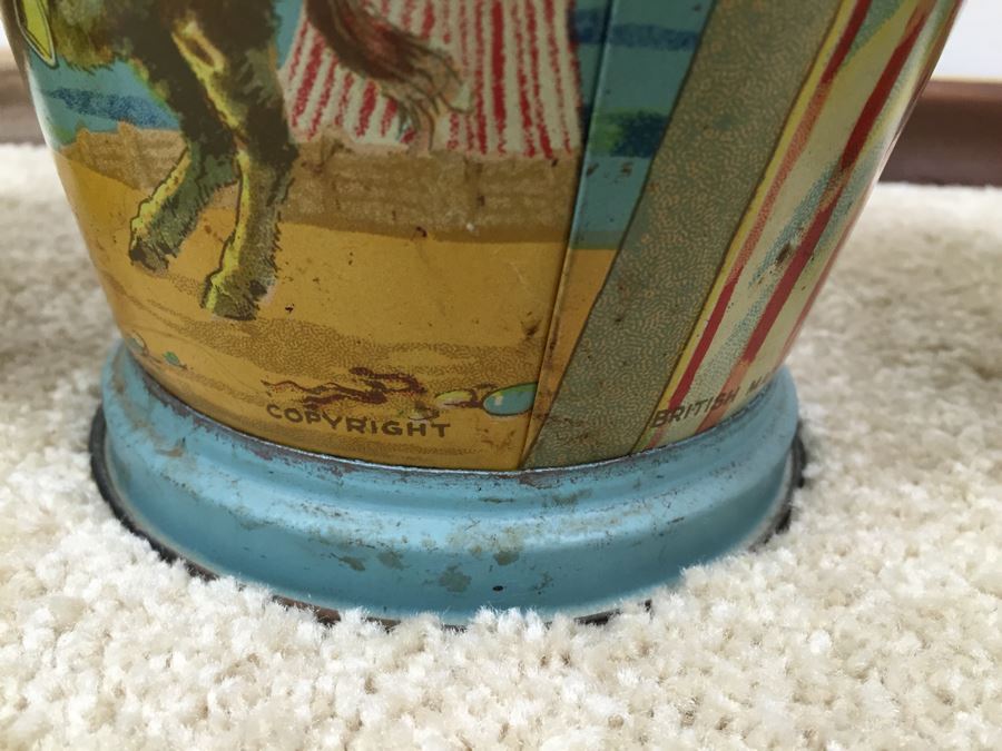 Set Of 3 Tin Litho Beach Sand Pail Bucket British Made [Photo 5]