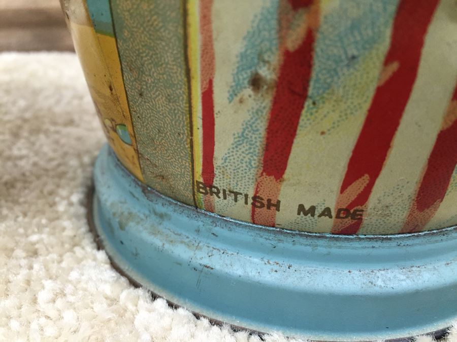 Set Of 3 Tin Litho Beach Sand Pail Bucket British Made [Photo 6]