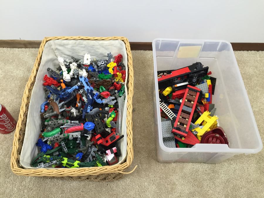 Collection Of Lego Bionicles And Lego Blocks And Pieces [Photo 1]
