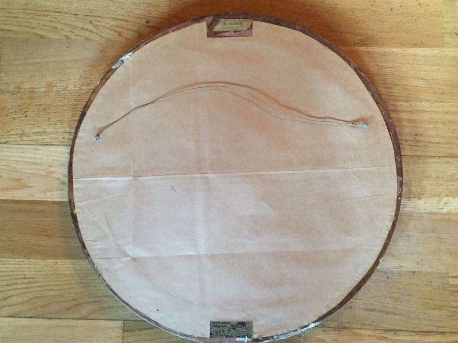 Vintage Framed Maxfield Parrish Print 'Evening' [Photo 10]