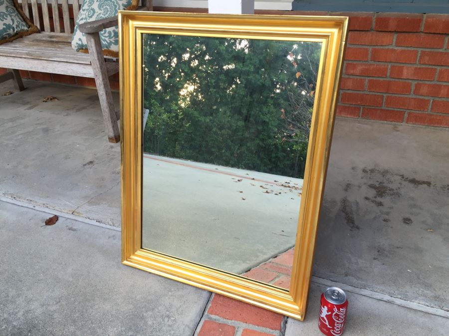 Gold Wall Mirror From GUMP'S San Francisco [Photo 6]